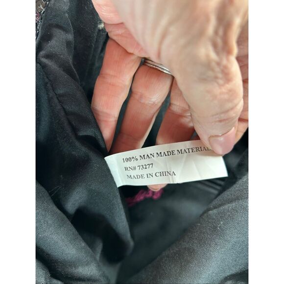 Candie’s Black Sequin Shoulder Bag Purse Tote Sparkly Holiday Party Evening Hobo - Picture 6 of 9